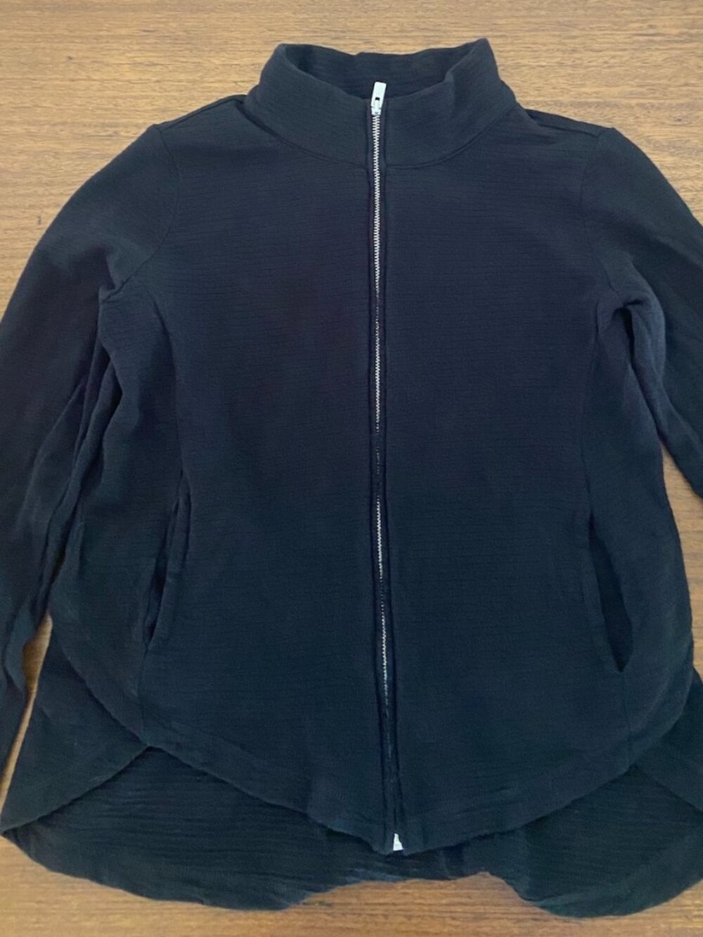 Habitat The Weekend Terry Solid Chill Jacket (Black) XS - $25